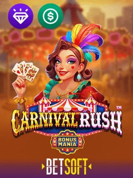 Carnival Rush slot by Betsoft — Mounties Club